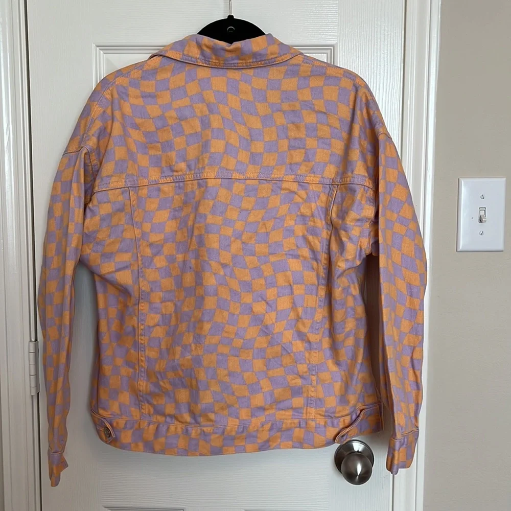 Forever 21 Checkered Jean Jacket - Picture 6 of 10